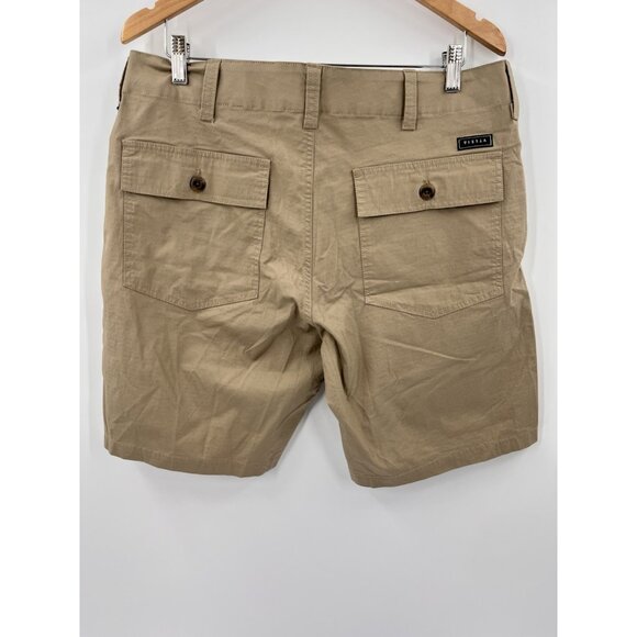 VISSLA Men's Tan Organic Cotton Outdoor 8.5" Inseam Hiking Shorts Size 34 NWOT - Picture 4 of 4